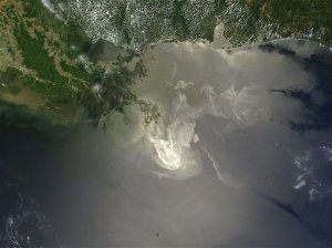 Gulf Oil Spill from Space